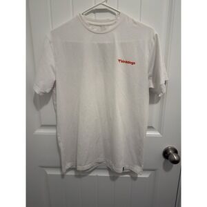 Bird dogs Men's White Tshirt W/blue And Red Bird Design On Back Size Medium